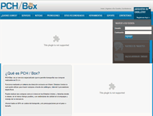 Tablet Screenshot of pchbox.com